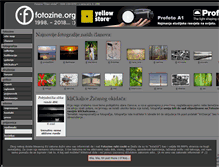 Tablet Screenshot of fotozine.org